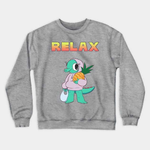 RELAX 01 Crewneck Sweatshirt by bigfatbugbites